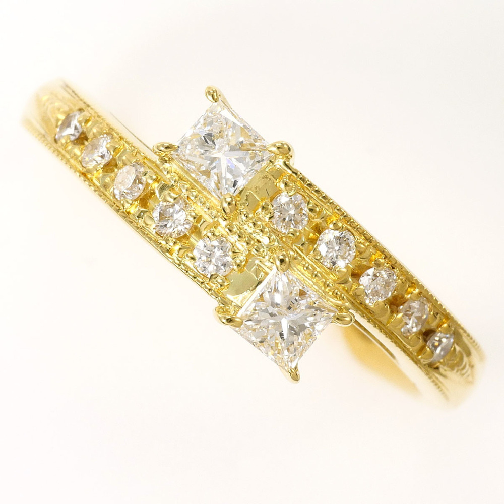 VINTAGE 18k Gold Diamond Ring